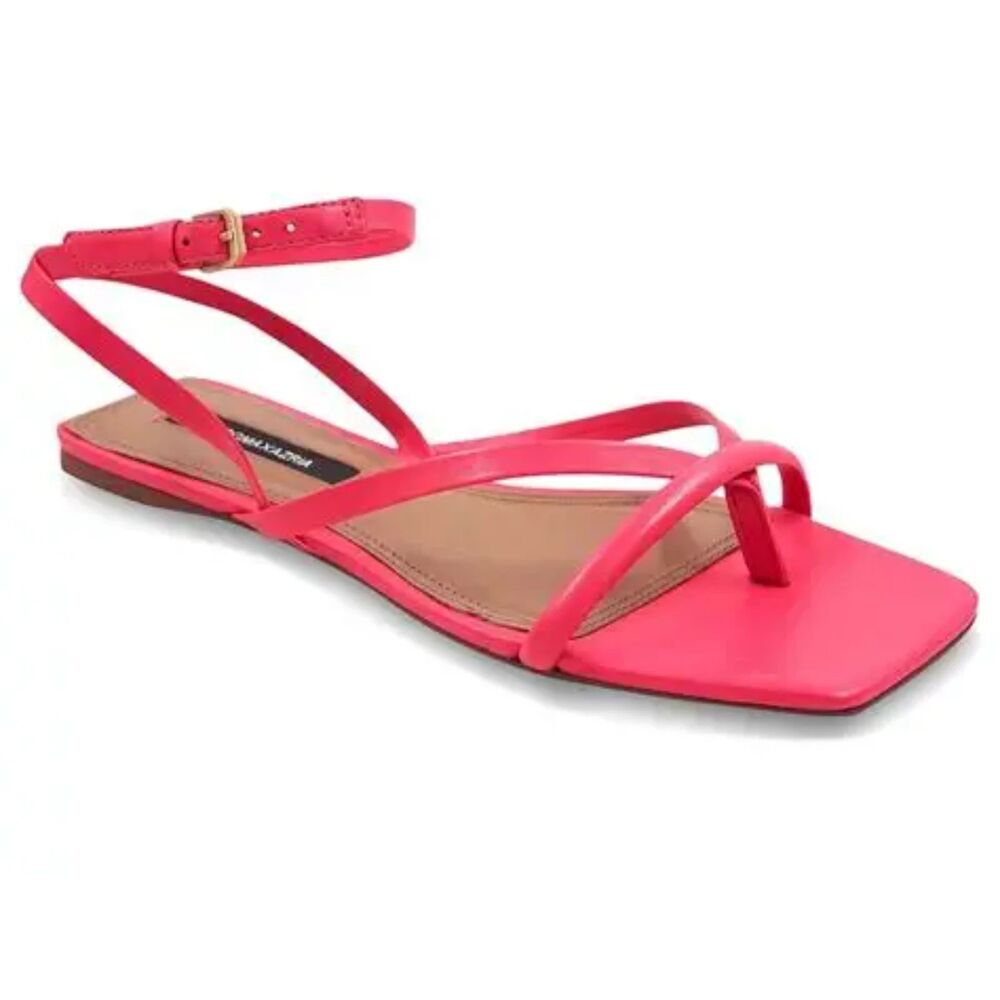 BCBGMAXAZRIA Mesticó Calypso Coral Sandals – Size 8